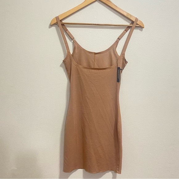 NEW Skims Sz Small Sheer Sculpt Dress in Sienna Tan - Picture 2 of 6